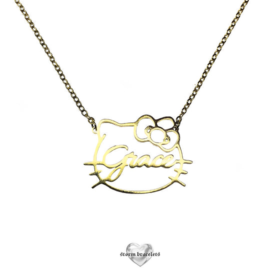 CUSTOM KITTY NECKLACE